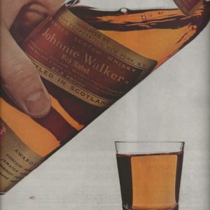 Johnnie Walker Scotch Whiskey Ad 1965