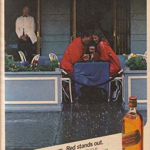 Johnnie Walker Scotch Whiskey Ad 1987