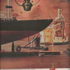 Johnnie Walker Scotch Whiskey Ad July 1958