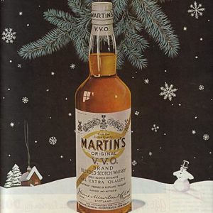 Martin's Scotch Whiskey Ad 1958