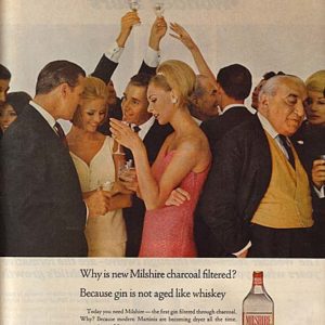 Milshire Gin Ad 1965