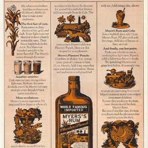 Myers Rum Ad 1977