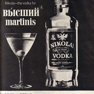 Nikolai Vodka Ad 1968