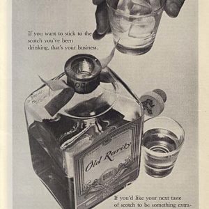 Old Rarity Scotch Whiskey Ad 1965