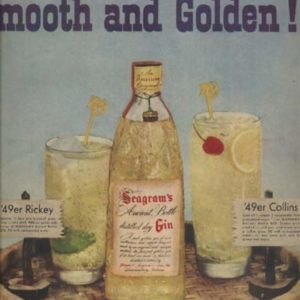 Seagram's Gin Ad 1949