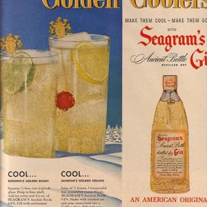 Seagram's Gin Ad 1950