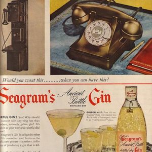 Seagram's Gin Ad 1951