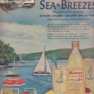 Seagram's Gin Ad 1952