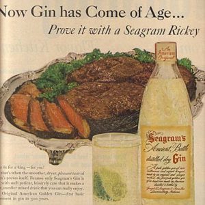 Seagram's Gin Ad 1953