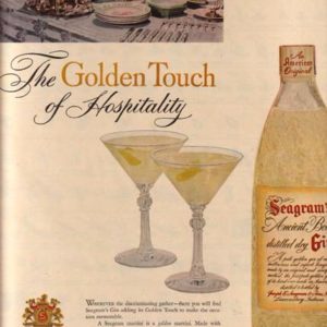 Seagram's Gin Ad April 1953