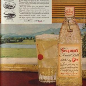 Seagram's Gin Ad June 1951