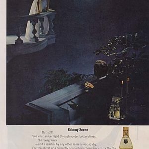 Seagram's Gin Ad November 1962