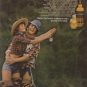 Seagram's Scotch Whiskey Ad 1974