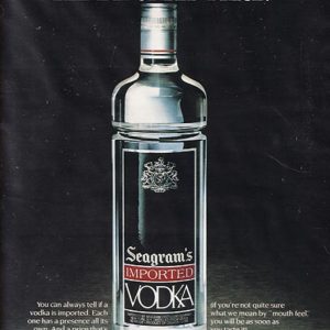 Seagram's Vodka Ad 1984