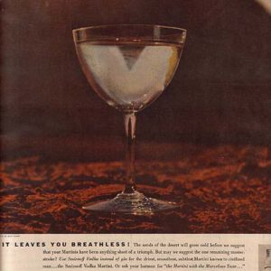 Smirnoff Vodka Ad 1956