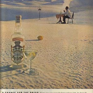 Smirnoff Vodka Ad 1962