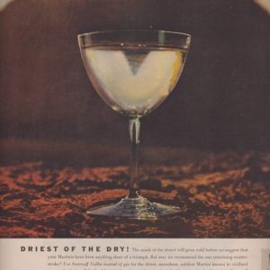 Smirnoff Vodka Ad April 1957