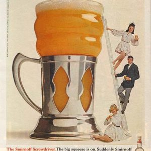 Smirnoff Vodka Ad April 1968