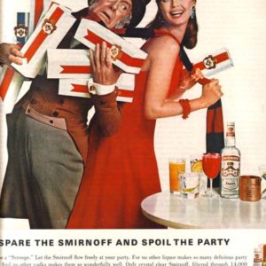 Smirnoff Vodka Ad December 1965