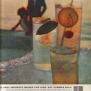 Smirnoff Vodka Ad July 1961