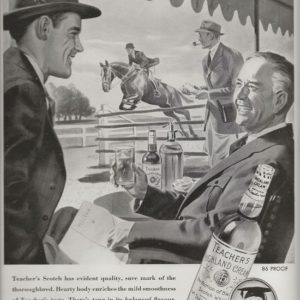 Teacher's Scotch Whiskey Ad 1938