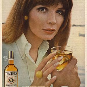 Teacher’s Scotch Whiskey Ad 1968