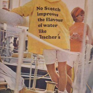 Teacher’s Scotch Whiskey Ad September 1966