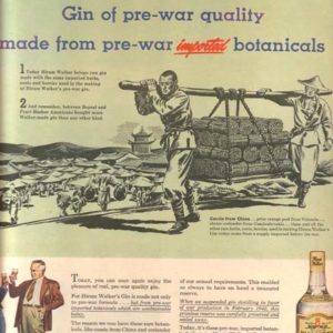 Walker's Gin Ad 1945