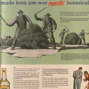 Walker's Gin Ad November 1945