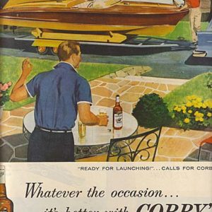 Corby’s Whiskey Ad 1957