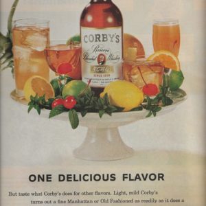 Corby’s Whiskey Ad 1961