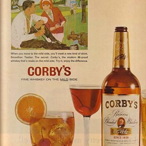 Corby’s Whiskey Ad 1964