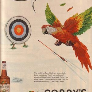 Corby’s Whiskey Ad August 1951