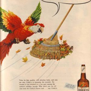 Corby’s Whiskey Ad October 1951