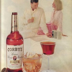 Corby’s Whiskey Ad October 1965