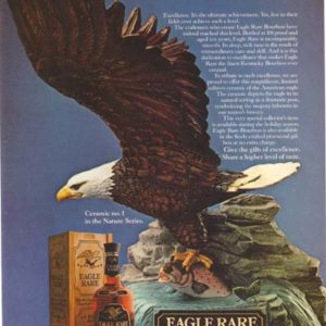 Eagle Rare Bourbon Whiskey Ad 1984