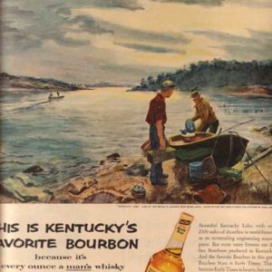 Early Times Bourbon Whiskey Ad June 1953