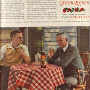 Four Roses Whiskey Ad 1939