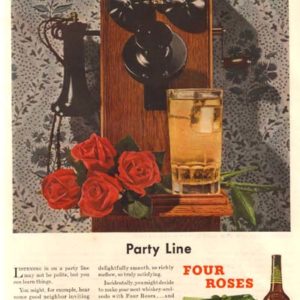 Four Roses Whiskey Ad 1948