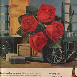 Four Roses Whiskey Ad 1953