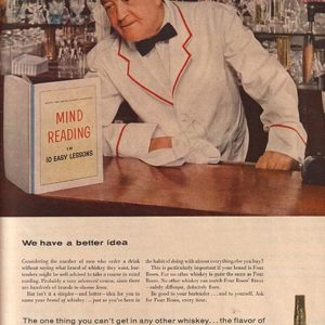 Four Roses Whiskey Ad 1954