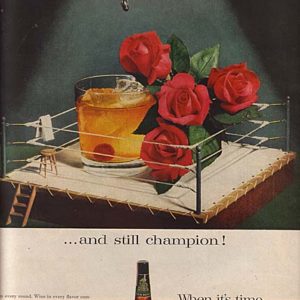 Four Roses Whiskey Ad 1956