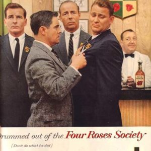 Four Roses Whiskey Ad 1958