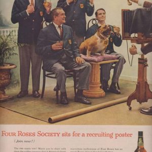 Four Roses Whiskey Ad 1960