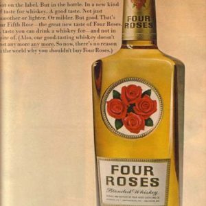 Four Roses Whiskey Ad 1965