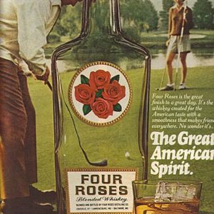 Four Roses Whiskey Ad 1969