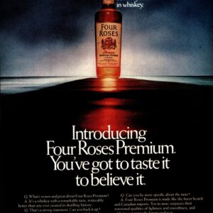 Four Roses Whiskey Ad 1971