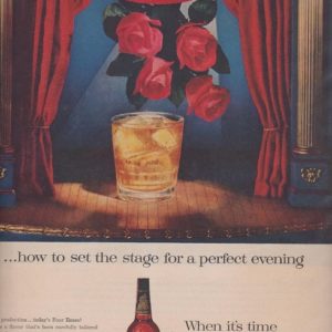 Four Roses Whiskey Ad April 1956