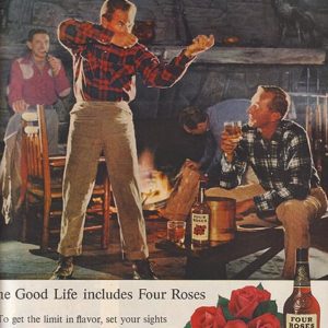 Four Roses Whiskey Ad December 1960