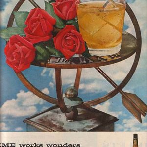 Four Roses Whiskey Ad March 1957